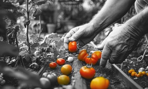 Gardening tomatoes